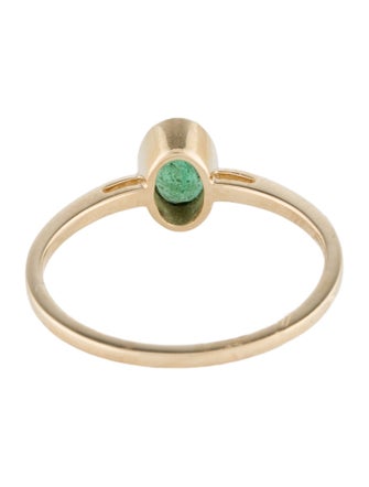 Jewelmak 14K Emerald Cocktail Ring