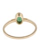 Jewelmak 14K Emerald Cocktail Ring