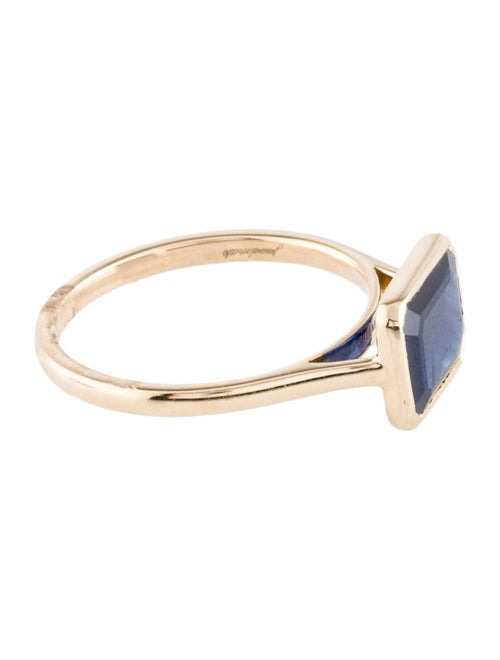 Jewelmak 14K 1.99ct Sapphire Cocktail Ring