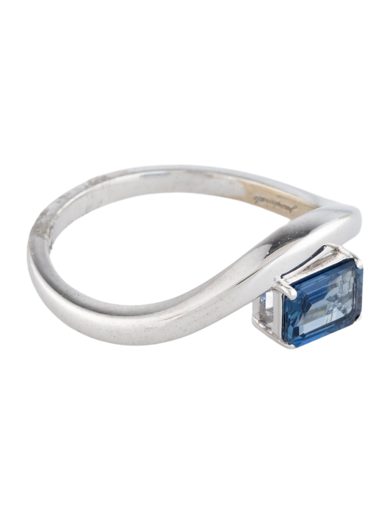 Jewelmak 14K Sapphire Cocktail Ring