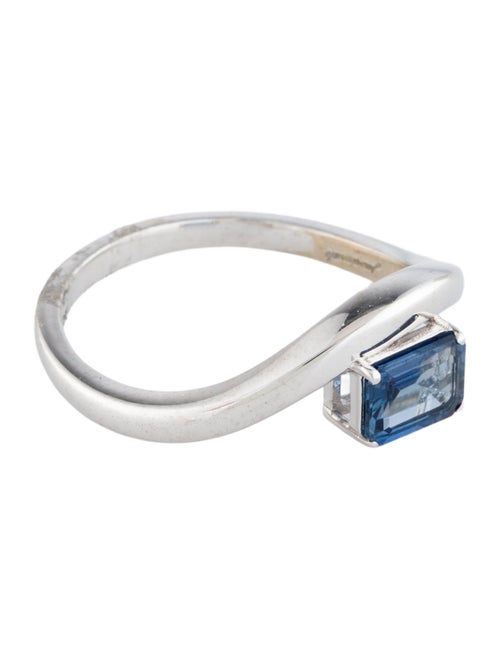 Jewelmak 14K Sapphire Cocktail Ring