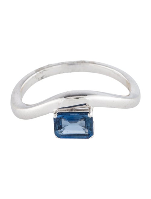 Jewelmak 14K Sapphire Cocktail Ring
