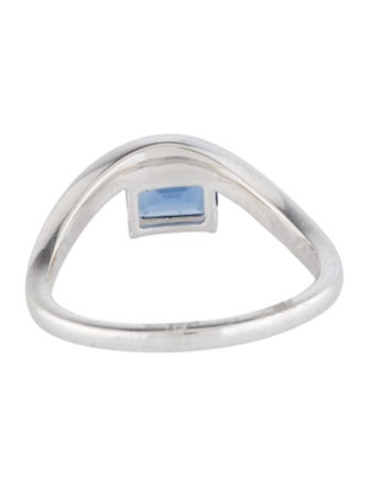 Jewelmak 14K Sapphire Cocktail Ring