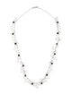 Jewelmak 14K Pearl & Spinel Necklace