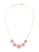 Jewelmak Rose Quartz Collar Necklace