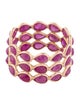 Jewelmak 14K 5.72ctw Ruby Eternity Band