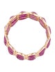 Jewelmak 14K 5.72ctw Ruby Eternity Band