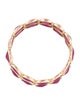 Jewelmak 14K 4.13ctw Ruby Eternity Band