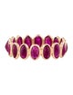 Jewelmak 14K 3.31ctw Ruby Eternity Band