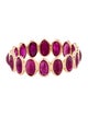 Jewelmak 14K 3.31ctw Ruby Eternity Band