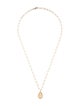 Jewelmak 14K Citrine Pendant Necklace