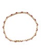Jewelmak 14K 3.02ctw Ruby & Diamond Station Bracelet