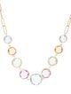 Jewelmak 14K Multistone Collar Necklace