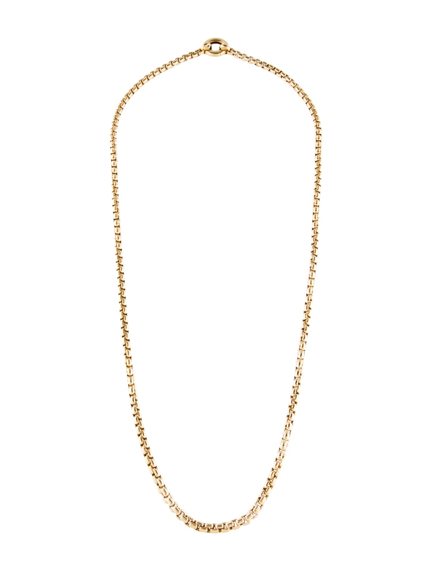 Jenna Blake 18K Box Chain Necklace