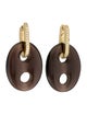Jenna Blake 18K Smoky Quartz & Diamond Mariner Huggie Drop Earrings