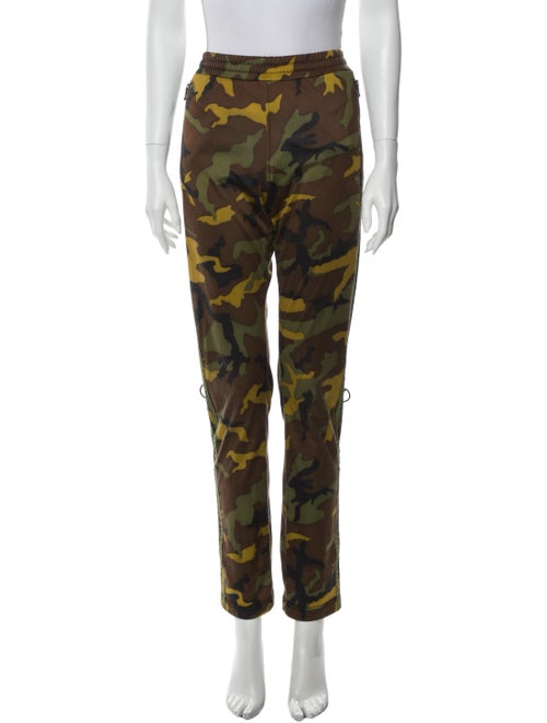 Jeremy Scott Printed Straight Leg Pants Brown