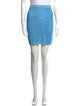 Jeremy Scott Virgin Wool Mini Skirt
