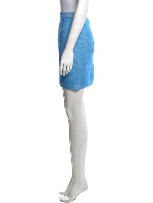 Jeremy Scott Virgin Wool Mini Skirt