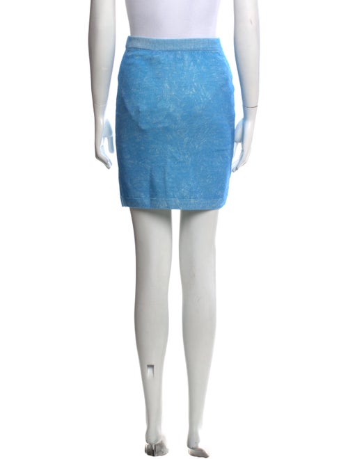 Jeremy Scott Virgin Wool Mini Skirt