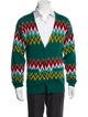 Jeremy Scott Wool Striped Cardigan
