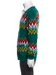 Jeremy Scott Wool Striped Cardigan