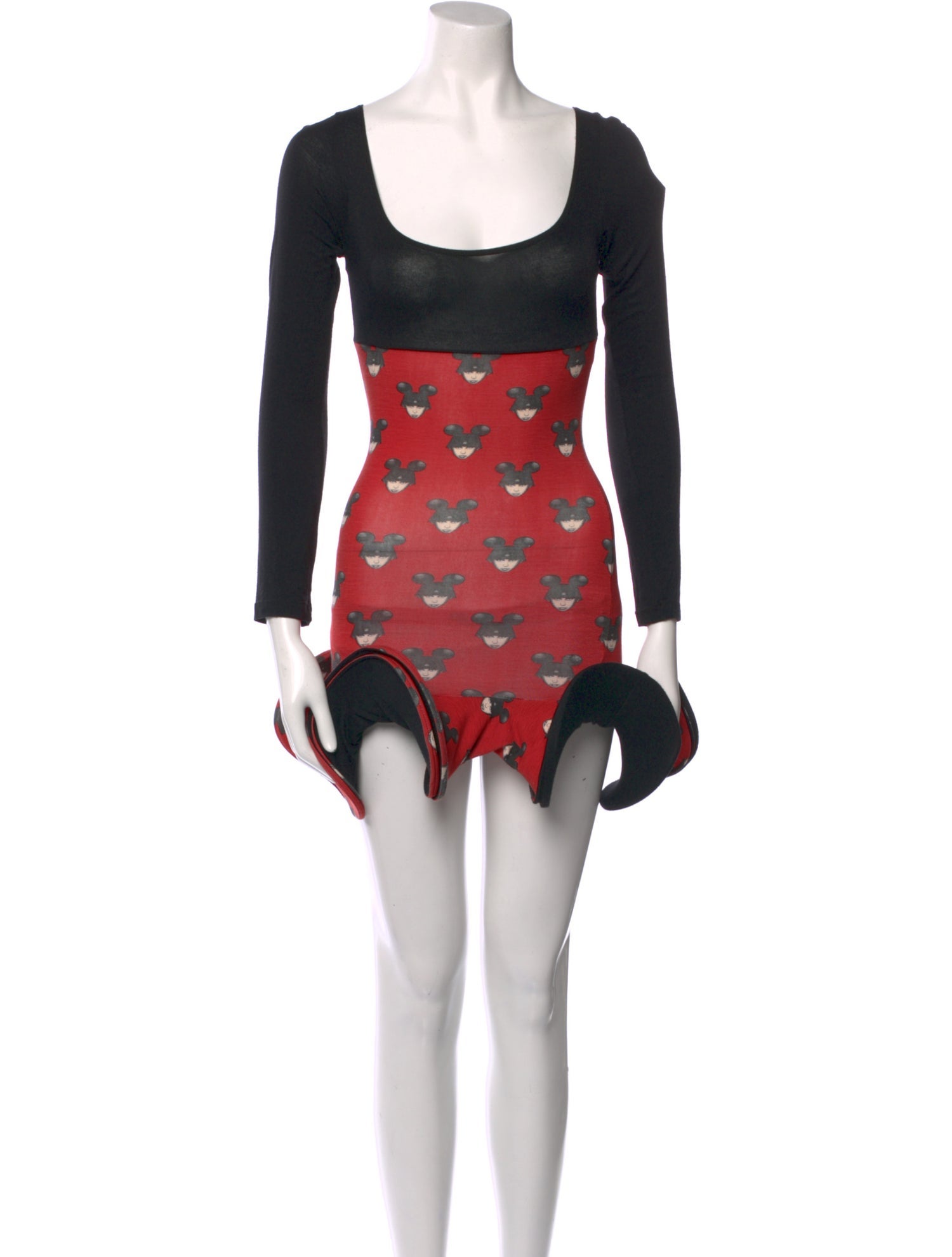 Jeremy Scott Printed Mini Dress