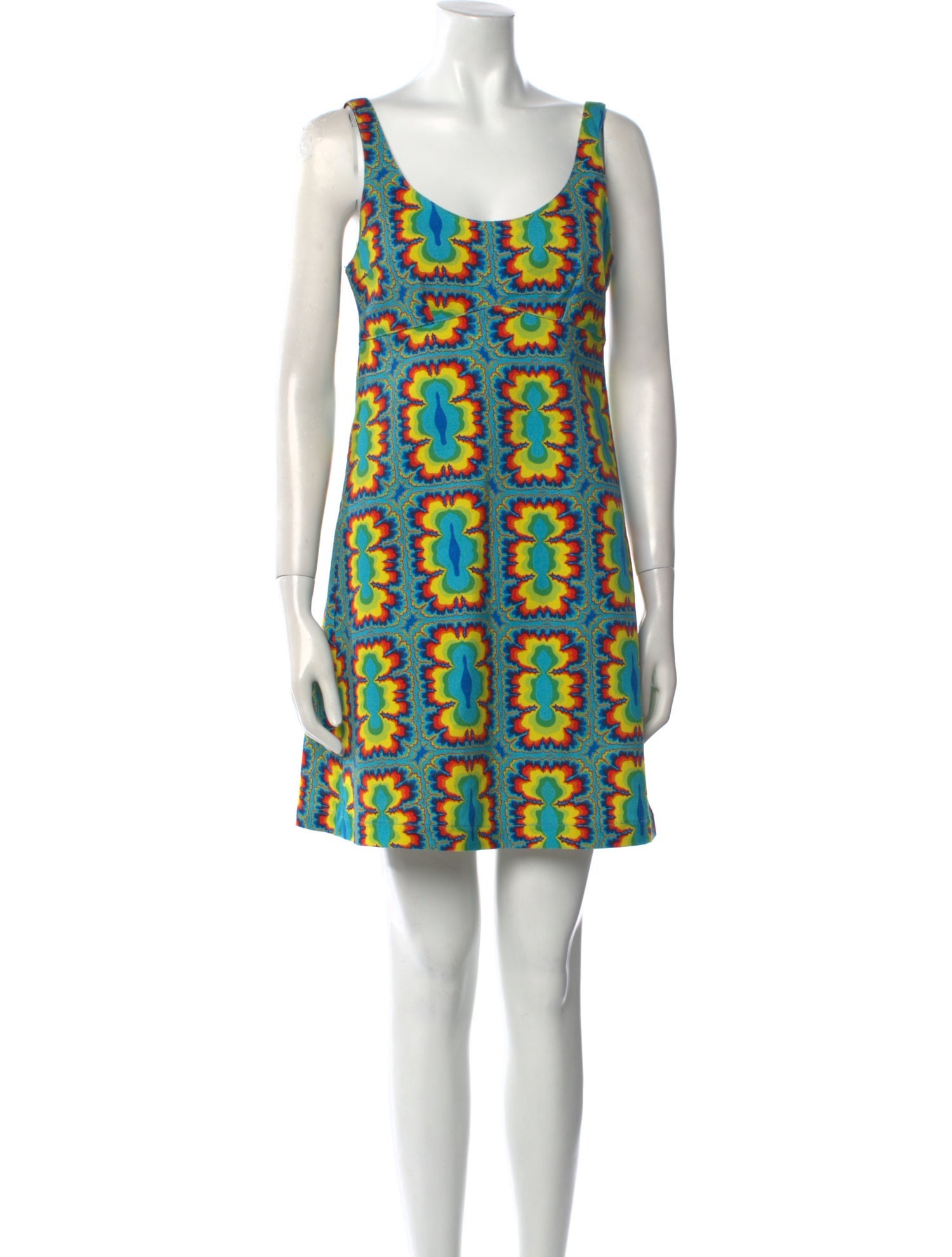 Jeremy Scott Printed Mini Dress