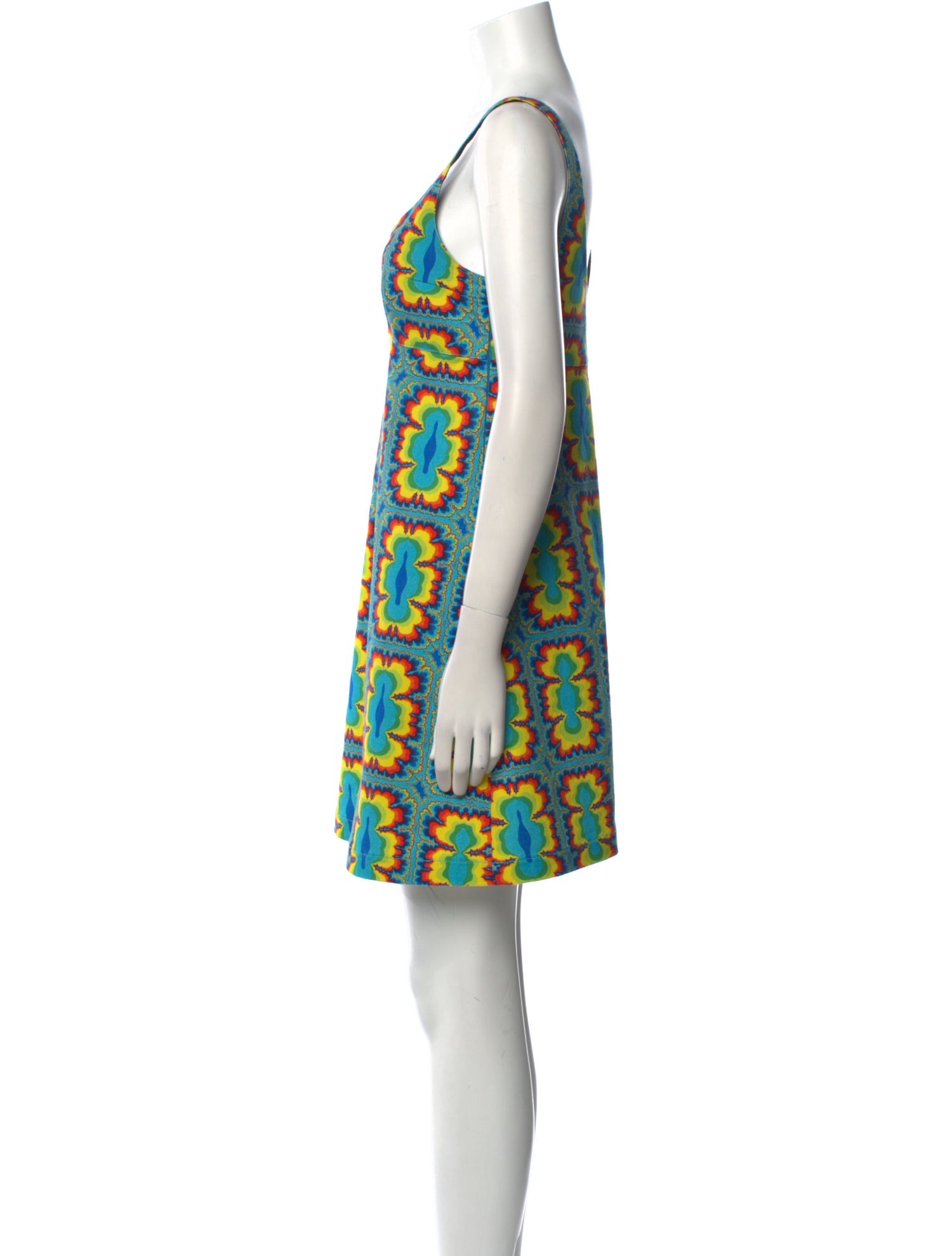 Jeremy Scott Printed Mini Dress