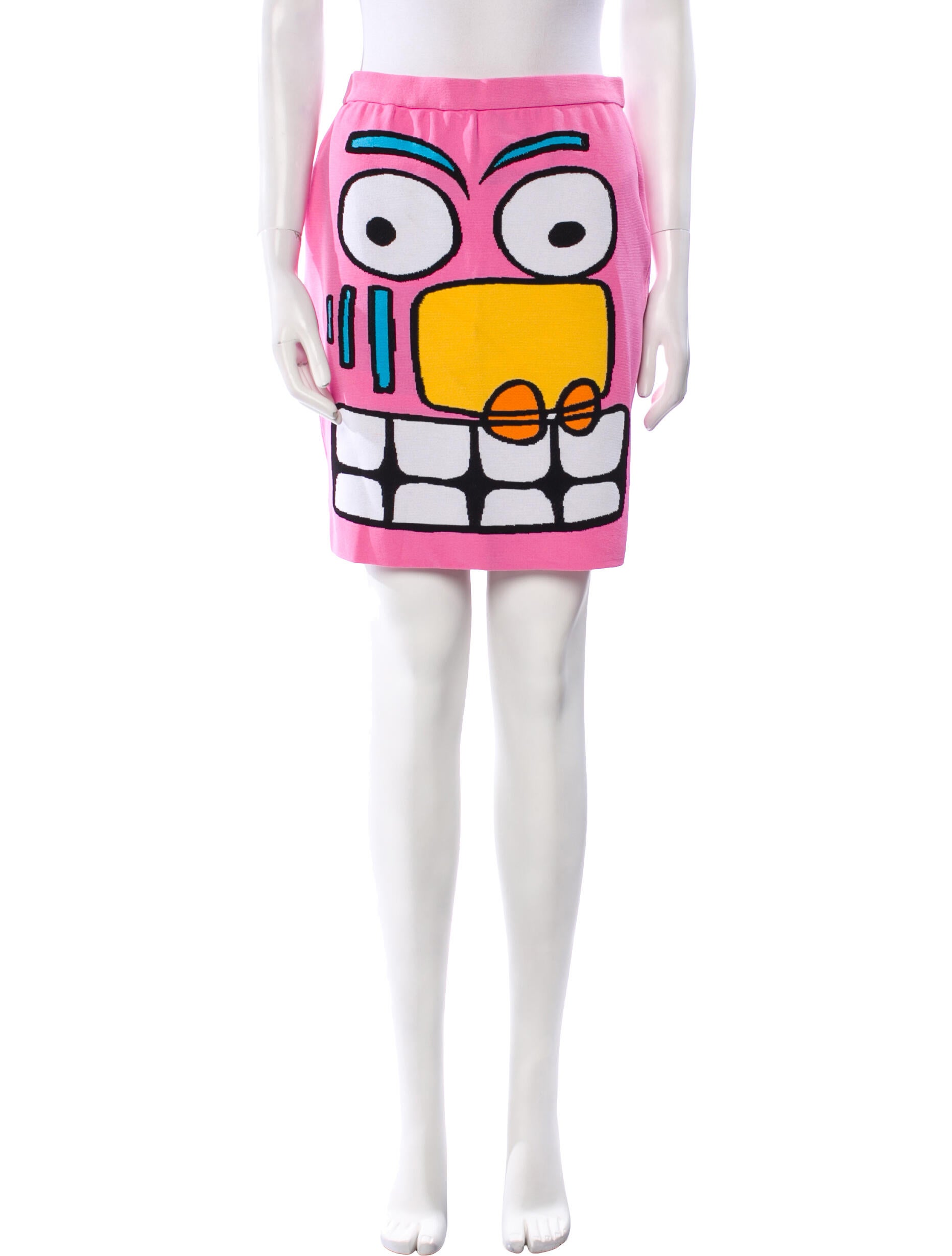 Jeremy Scott Printed Mini Skirt