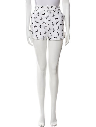 Jeremy Scott Printed Mini Shorts
