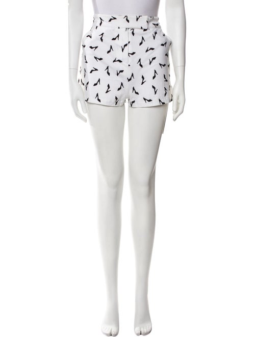 Jeremy Scott Printed Mini Shorts