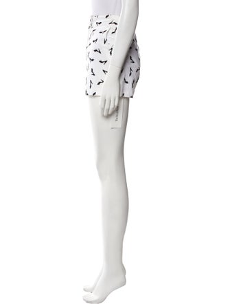 Jeremy Scott Printed Mini Shorts