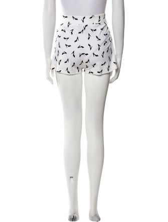 Jeremy Scott Printed Mini Shorts