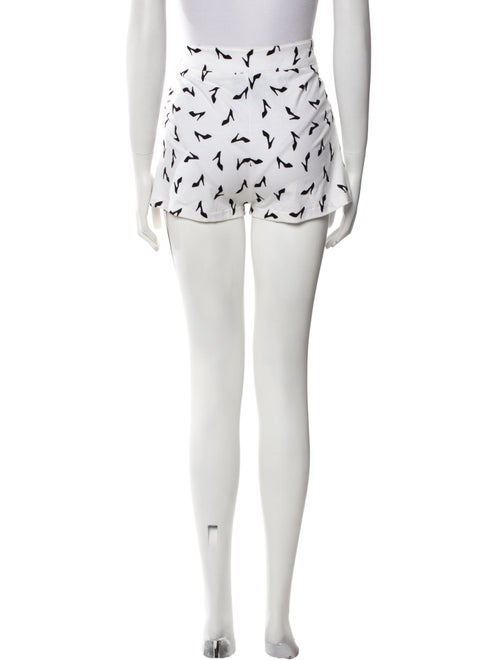 Jeremy Scott Printed Mini Shorts