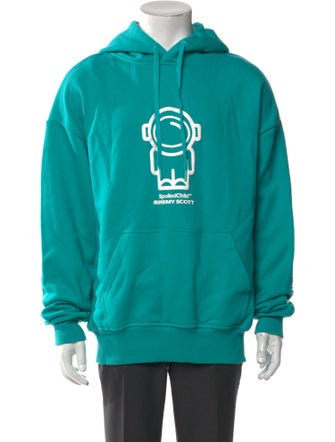 Jeremy Scott Graphic Print Crew Neck Hoodie