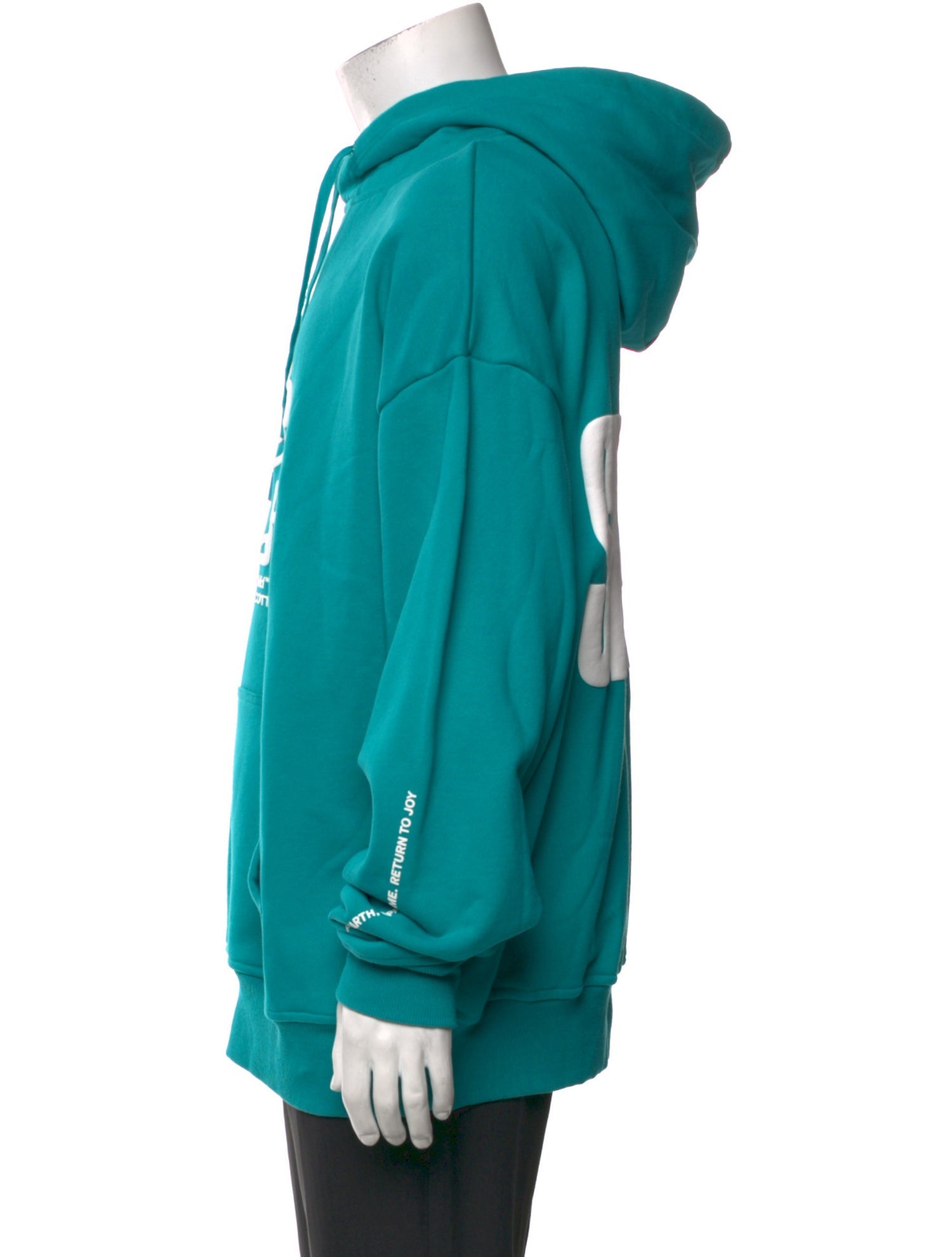 Jeremy Scott Graphic Print Crew Neck Hoodie