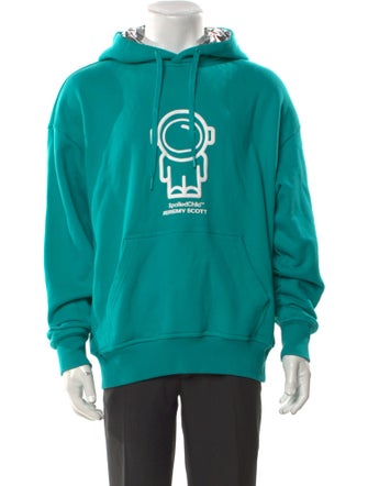 Jeremy Scott Graphic Print Crew Neck Hoodie