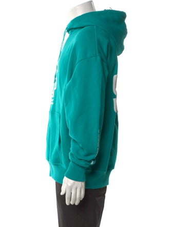 Jeremy Scott Graphic Print Crew Neck Hoodie