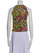 Jeremy Scott Polka Dot Print Halterneck Crop Top