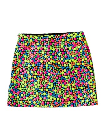 Jeremy Scott Printed Mini Skirt