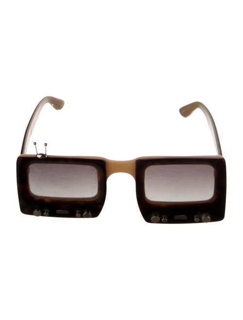 Jeremy Scott Square Gradient Sunglasses