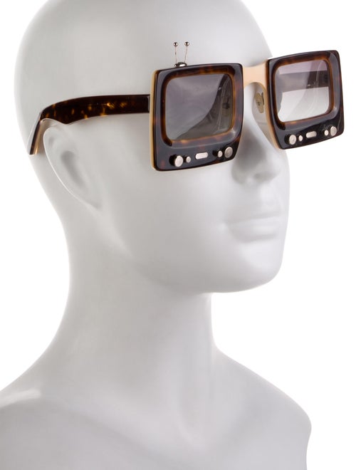 Jeremy Scott Square Gradient Sunglasses