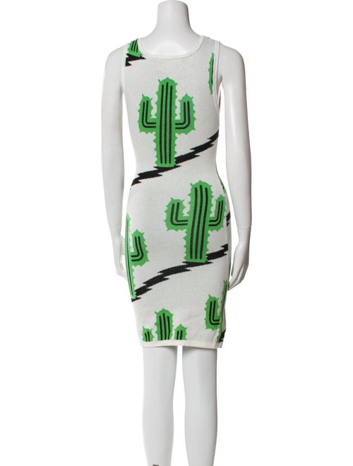 Jeremy Scott Printed Knee-Length Dress