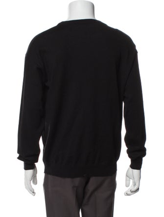 Jeremy Scott Virgin Wool Graphic Print Pullover