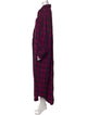 Jeremy Scott Plaid Print Long Dress