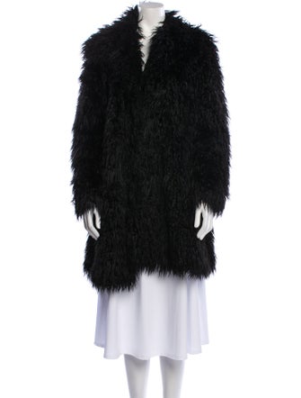 Jeremy Scott Fur Faux Fur Coat