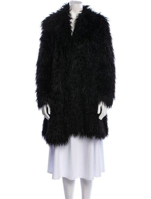 Jeremy Scott Fur Faux Fur Coat