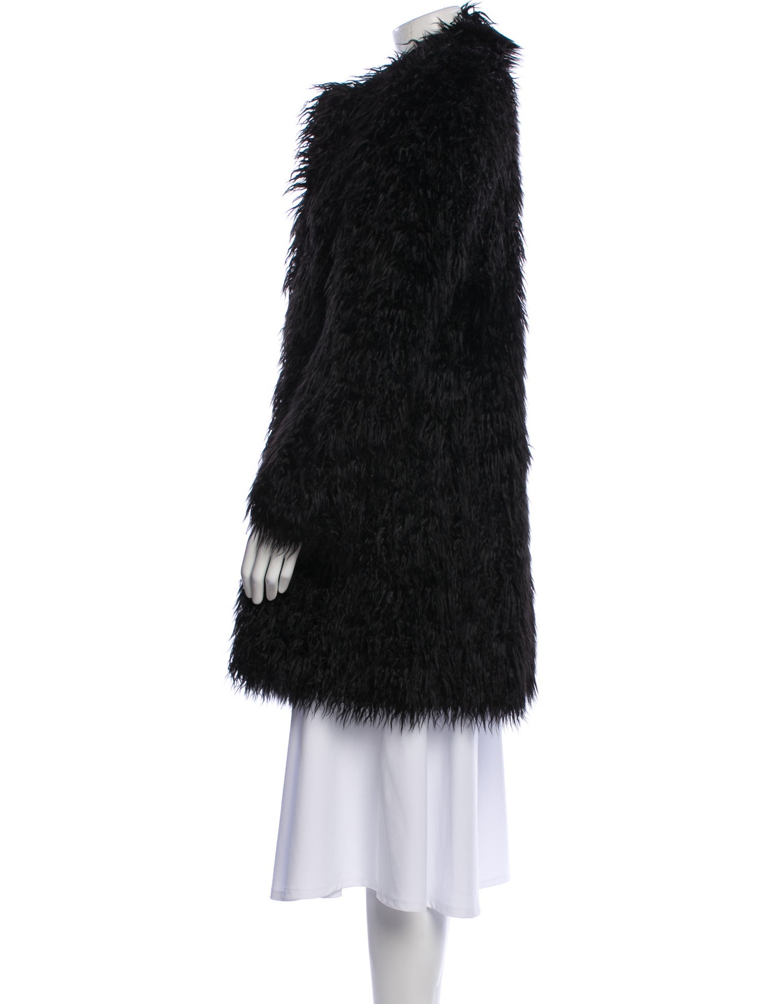 Jeremy Scott Fur Faux Fur Coat
