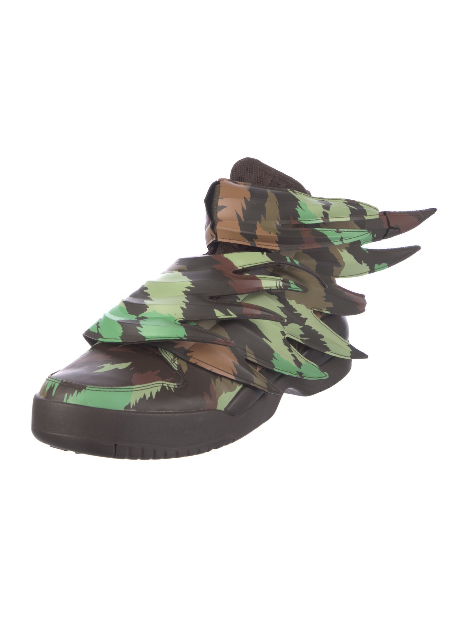 Jeremy Scott Leather Lace-Up Boots