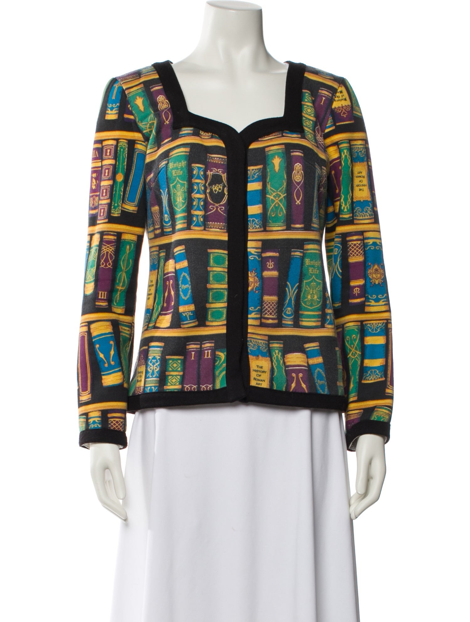 Jeremy Scott Printed Evening Jacket